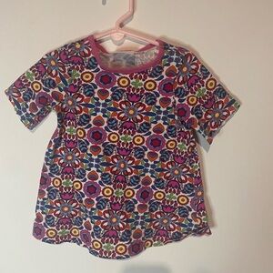 Hanna Anderson Girls Floral Paisley top‎ Size 80